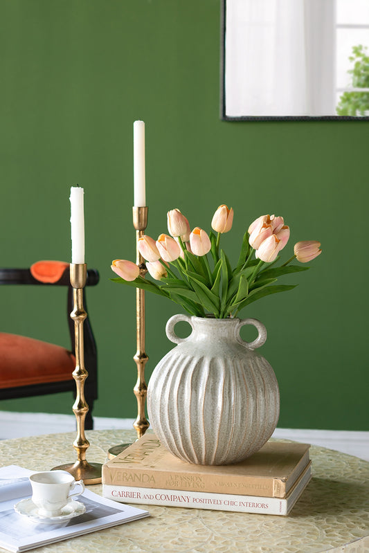 Elara Textured Ceramic Vase