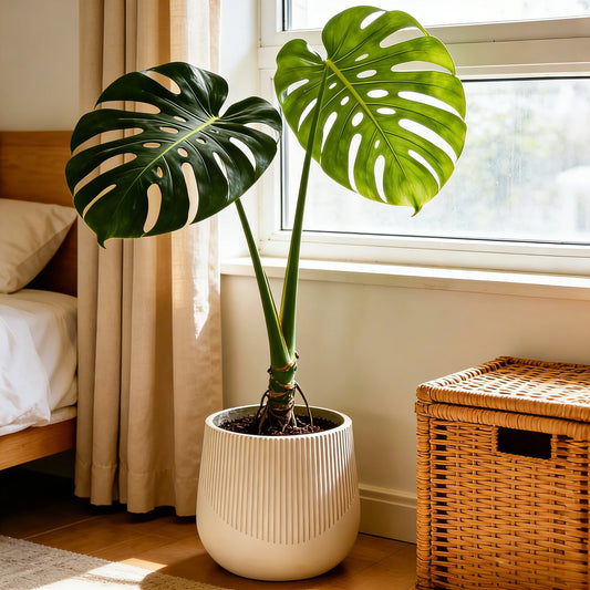 Solenne Ribbed Planter Set of 3