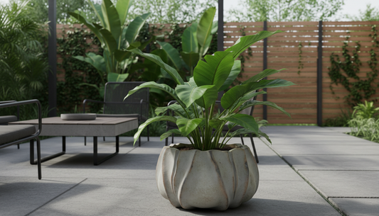 Arlow Sculptural Terracotta Planter