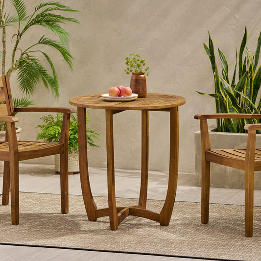 Toulon Round Acacia Outdoor Bistro Table