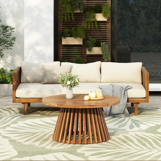 The Riviera Outdoor Sofa Set, Beige