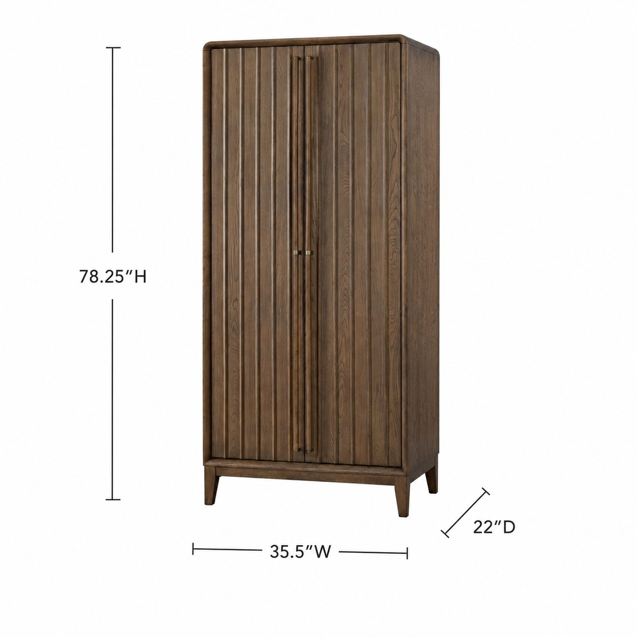 Brenner Tall Storage Armoire