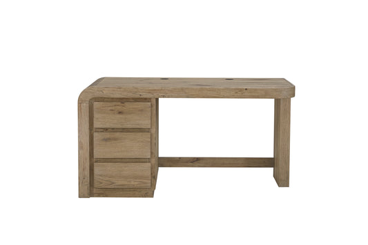 English Knotty Oak Junior Executive Desk