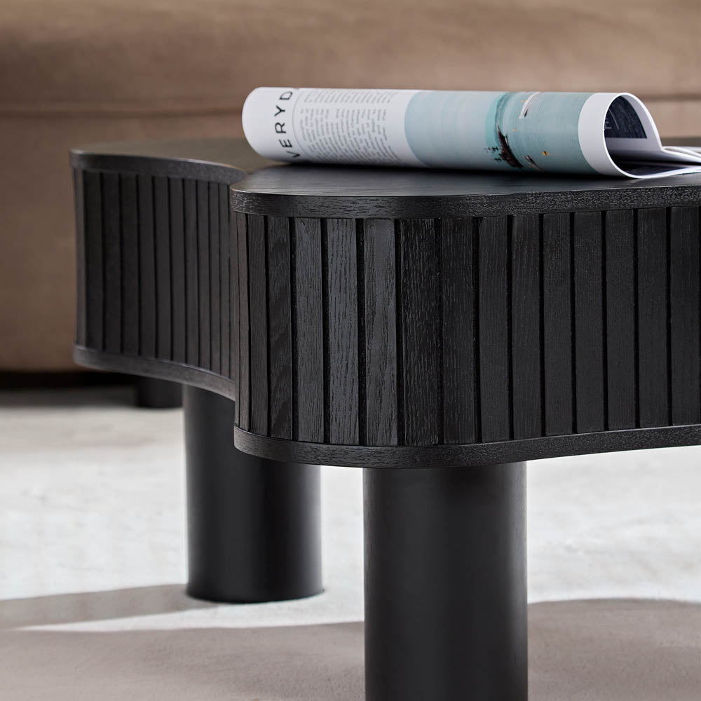 Luci Organic Coffee Table, Black