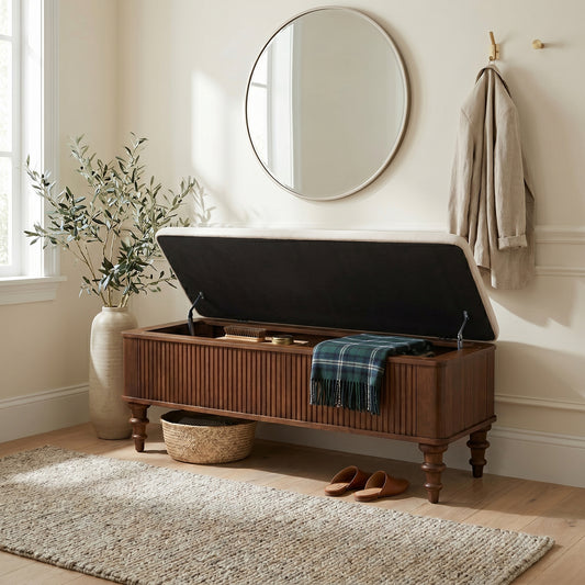 Sutton Fluted Storage Bench