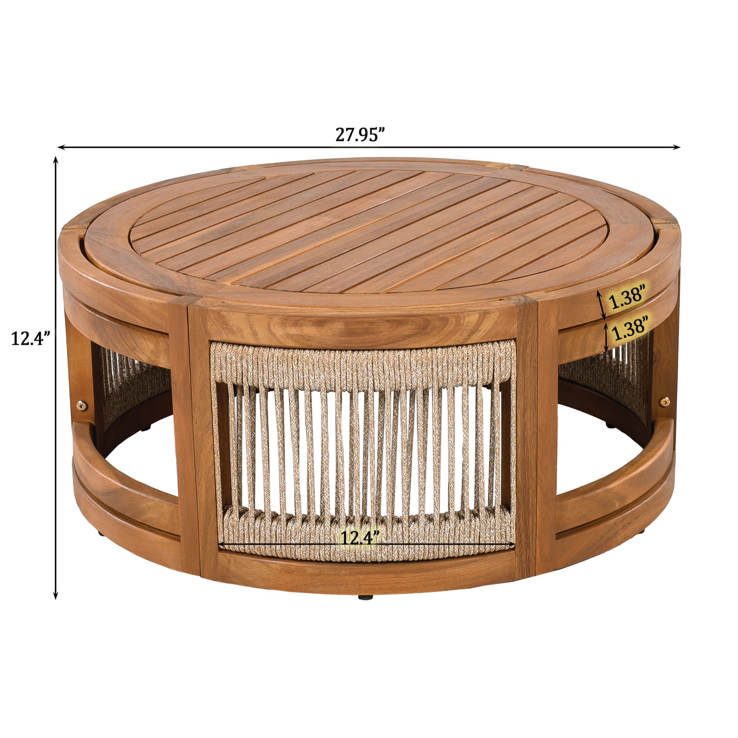Caldera Acacia Outdoor Conversation Set