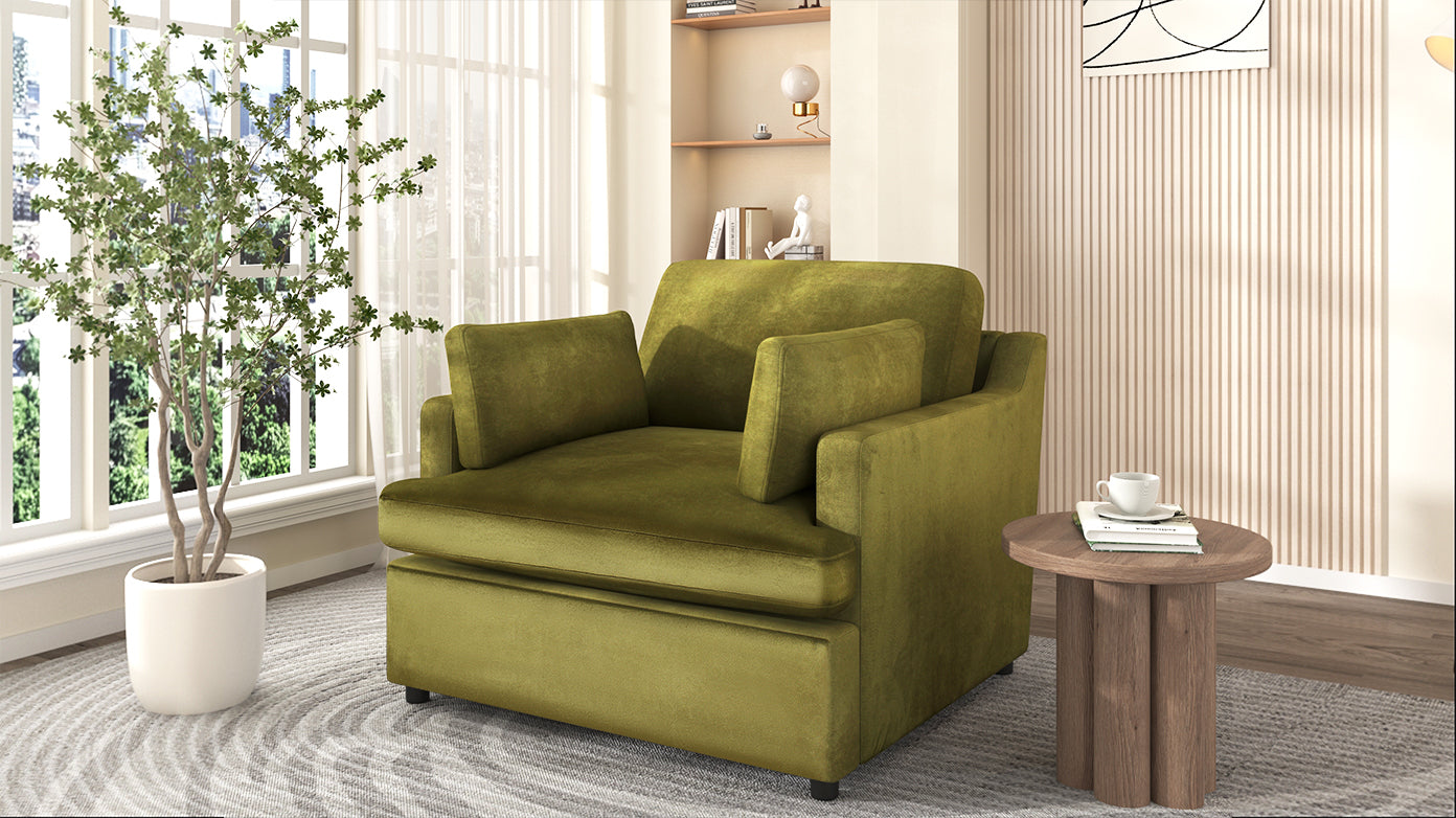 Mirod Oversized Accent Chair, Green