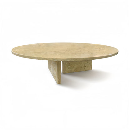 Aurelia Marble Coffee Table, Beige