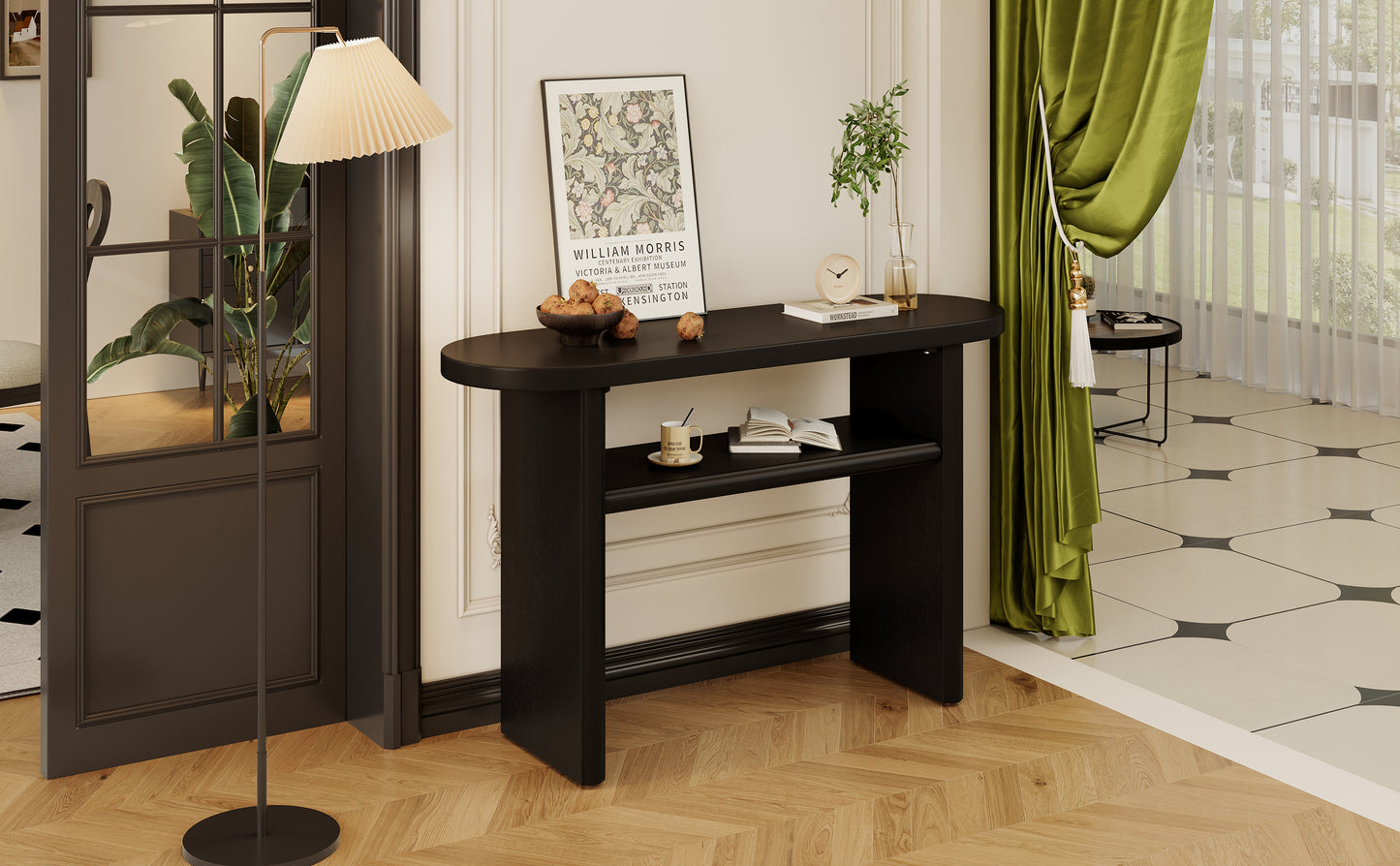 Kye Console Table, Black