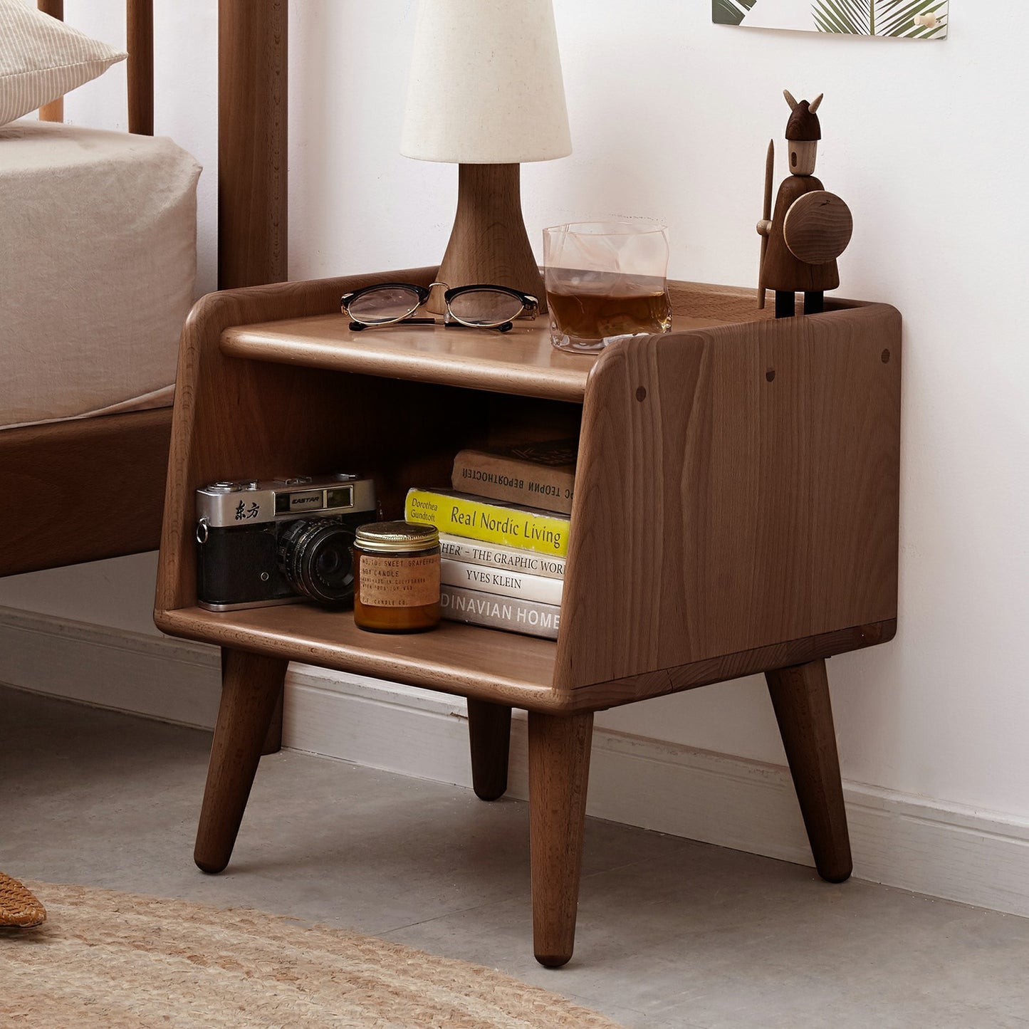 Beech Solid Wood Night Stand