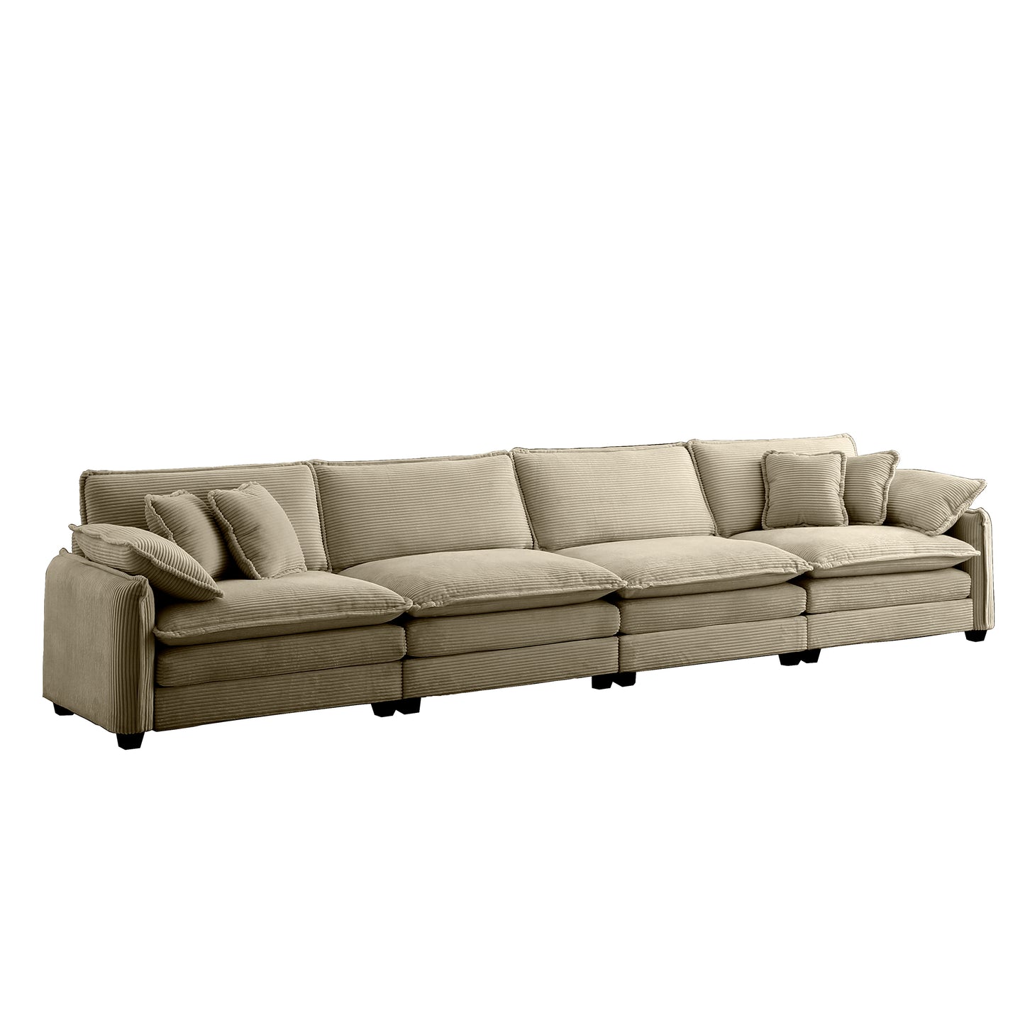 Berk Corduroy Sofa, Tan