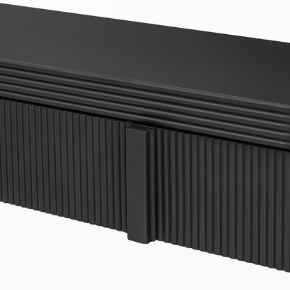 Pyrk Console Table, Black