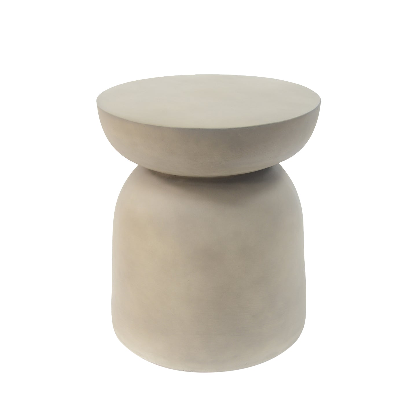 Marek Sculptural Drum Side Table