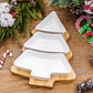 Christmas Tree Ceramic Snack Plate