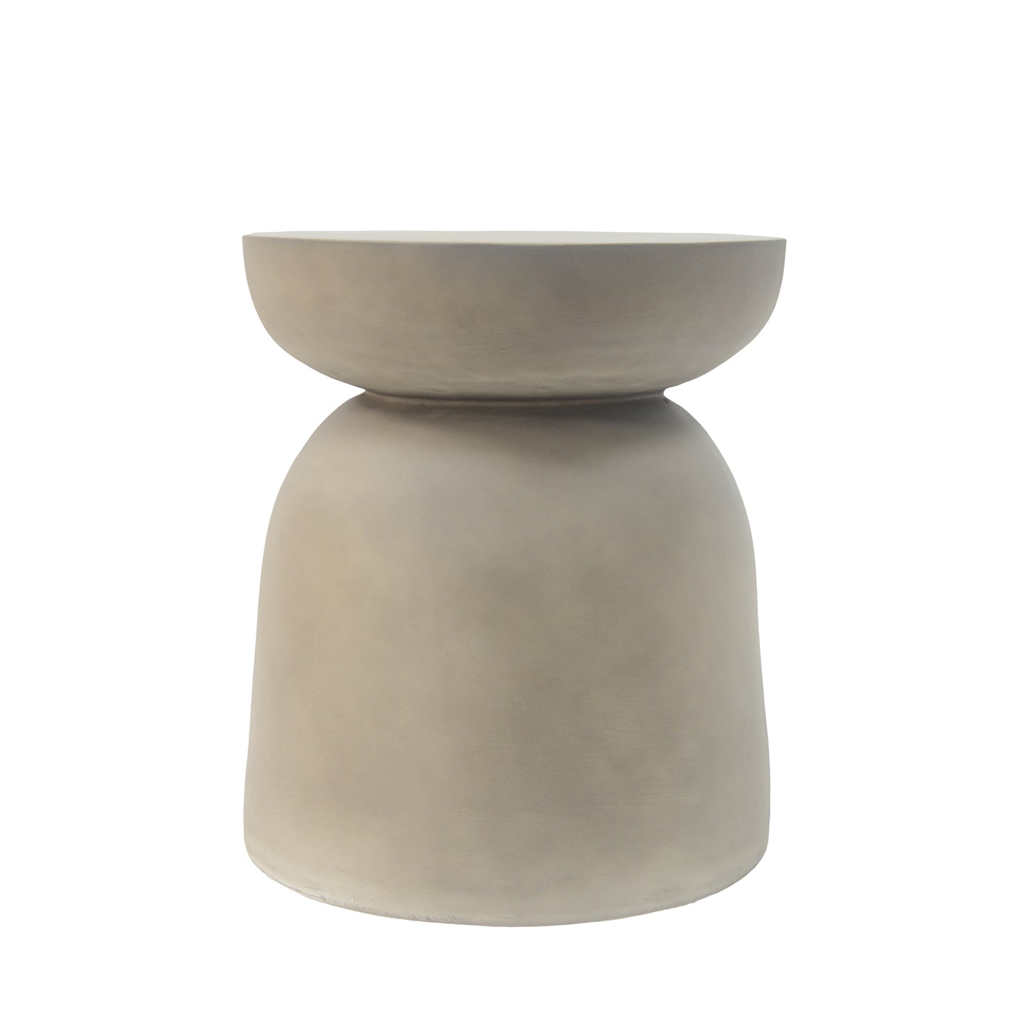 Marek Sculptural Drum Side Table