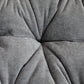 Oversized Papasan Swivel Accent Chair, Grey