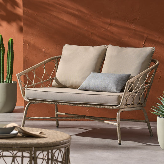 Sierra Woven Outdoor Loveseat