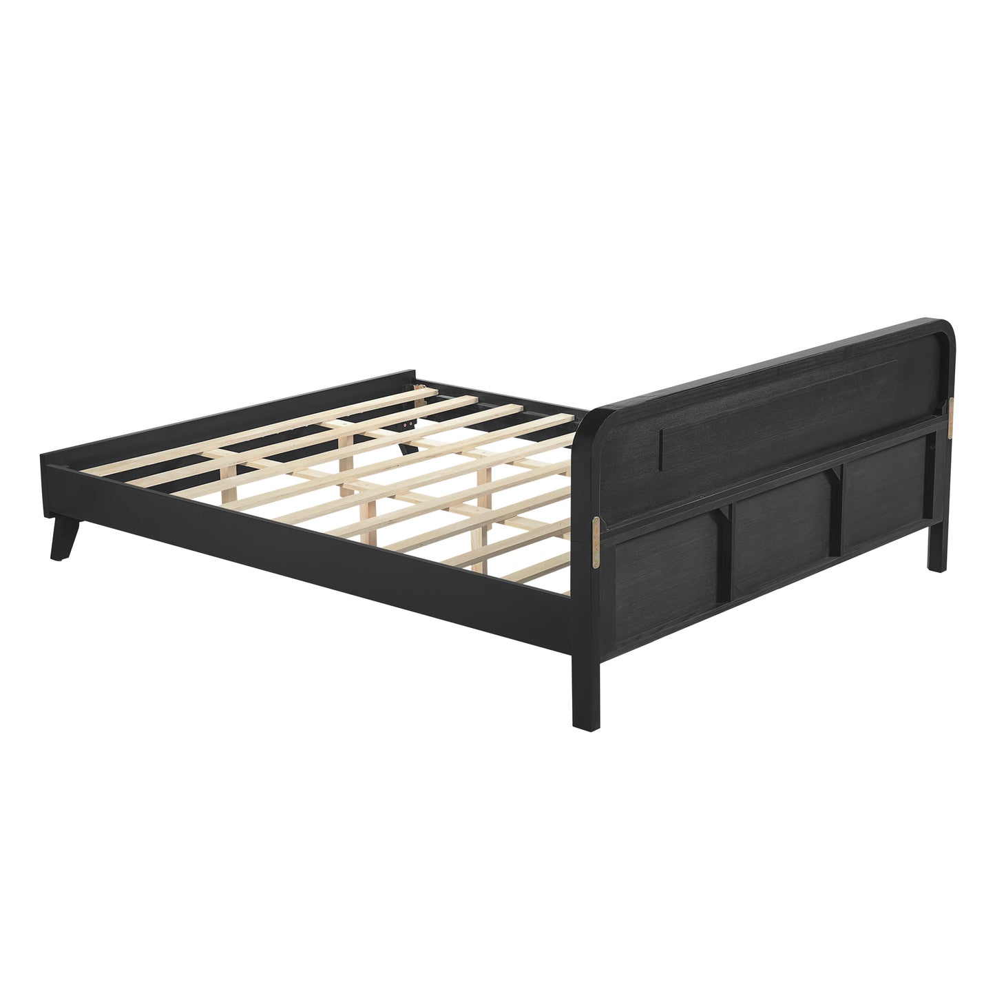 Ellis Black Panel Queen Bed