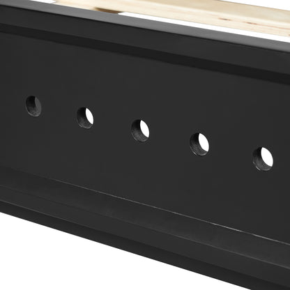 Ellis Black Panel Queen Bed