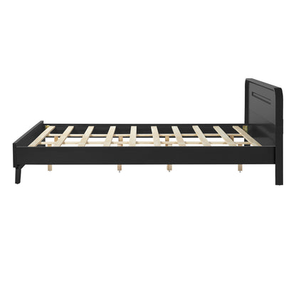 Ellis Black Panel Queen Bed