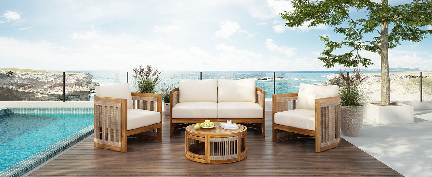 Caldera Acacia Outdoor Conversation Set