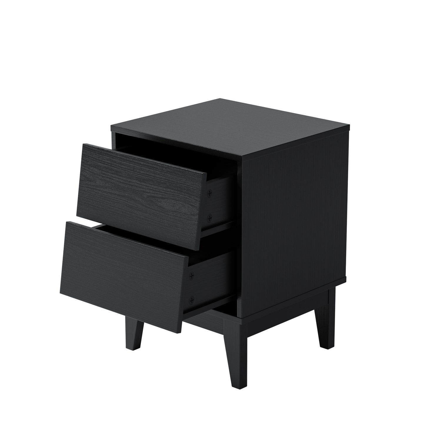 Kenton Nightstand, Set of 2, Black