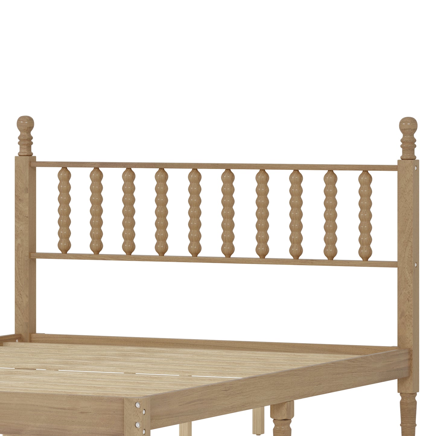 Briar Turned-Spindle Platform Queen Bed, Natural