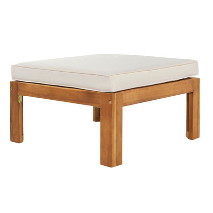 Aldara Acacia Wood Outdoor Sectional, 5 Piece Set