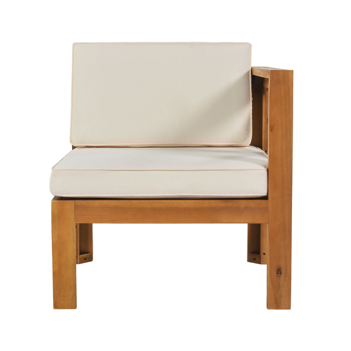 Aldara Acacia Wood Outdoor Sectional, 5 Piece Set