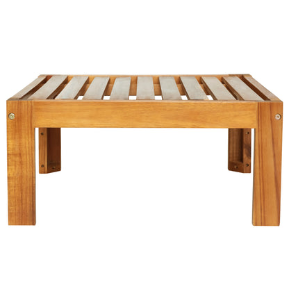 Aldara Acacia Wood Outdoor Sectional, 5 Piece Set