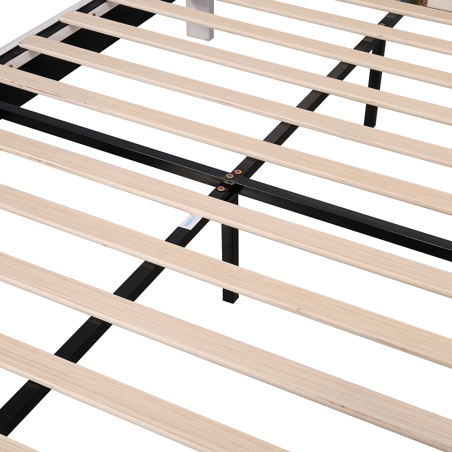 Petal Velvet Platform Queen Bed, Beige