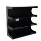 Noir 4-Tier Modular Bookcase & Coffee Table