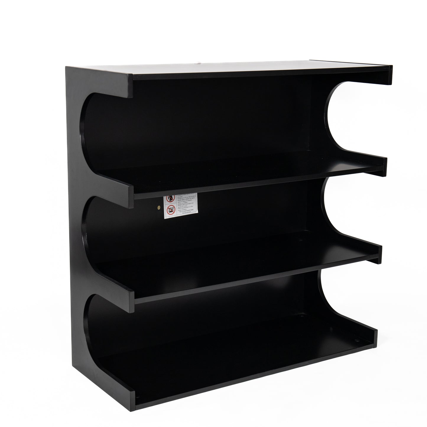 Noir 4-Tier Modular Bookcase & Coffee Table