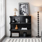 Noir 4-Tier Modular Bookcase & Coffee Table