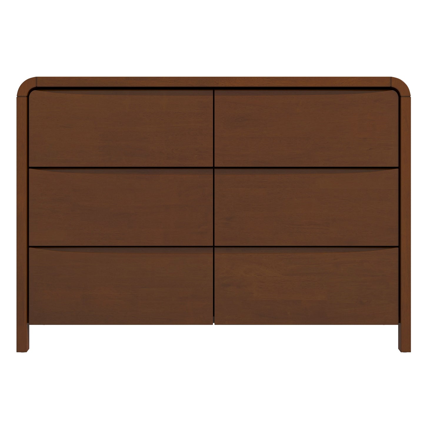 Calloway Mid Century Modern Six-Drawer Dresser