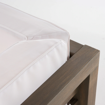 Oana Left Corner Outdoor Bench & Coffee Table Set