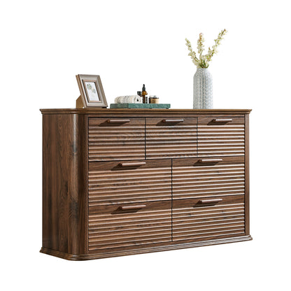 Elowen 7-Drawer Dresser, Walnut Finish