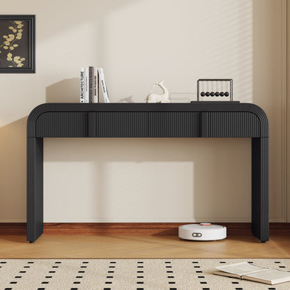 Pyrk Console Table, Black