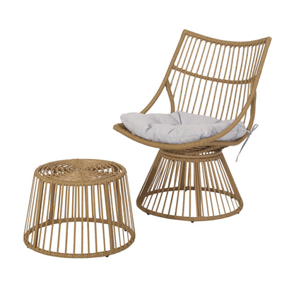 Palma Woven Outdoor Lounge Chair Set