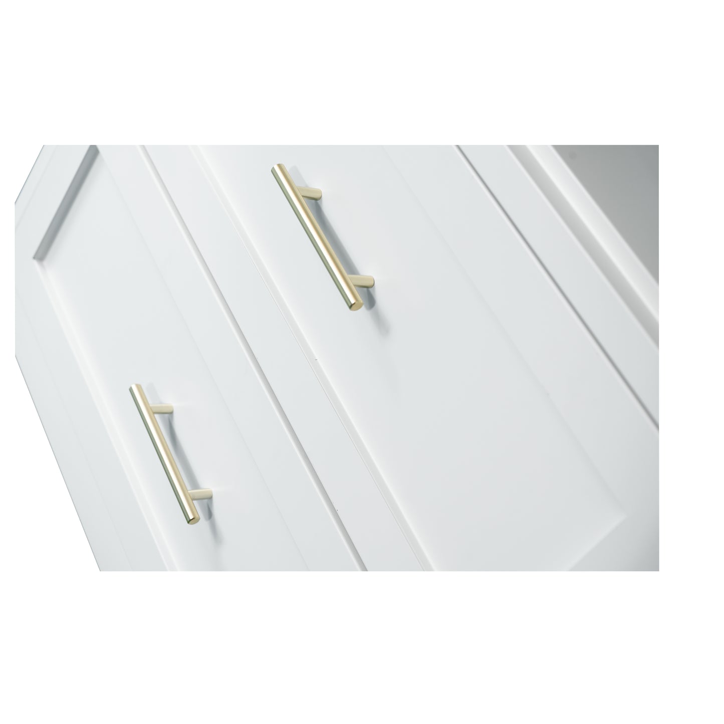 Harper Tall Storage Wardrobe with Drawers, White