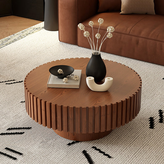 Solis Fluted Round Coffee Table