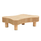 Handcraft Drum Coffee Table, Natural Color