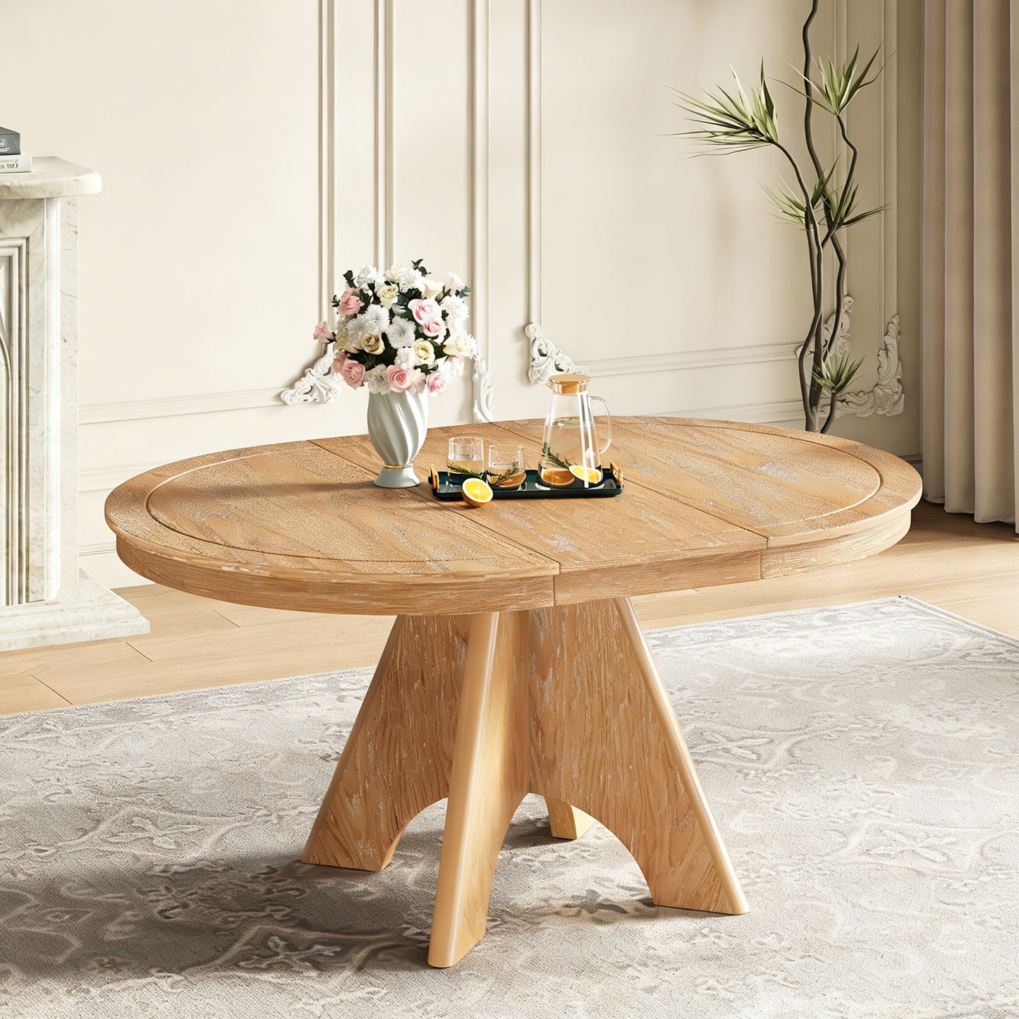 Arcade Natural Extendable Dining Table