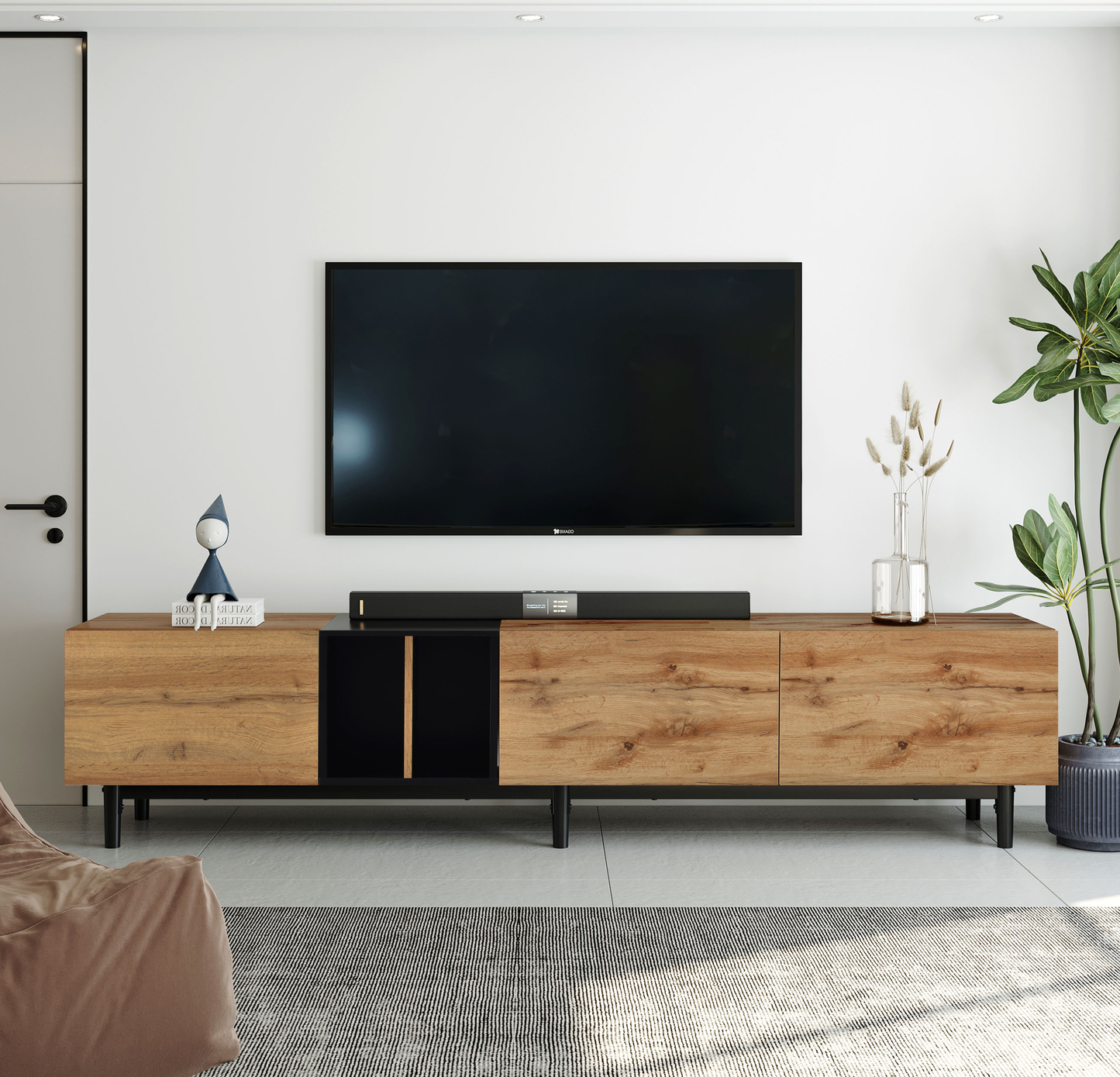 Zane 80" Media Console Table