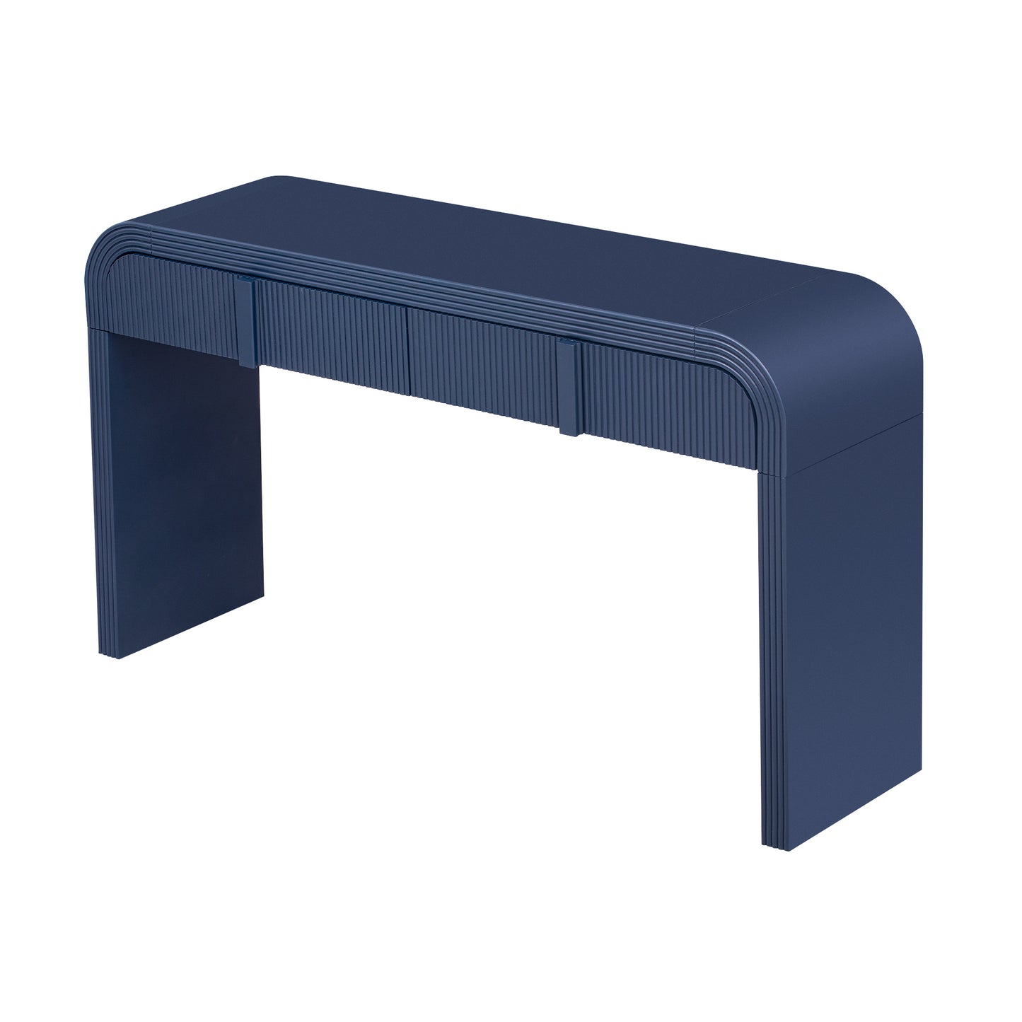 Pyrk Console Table, Navy Blue