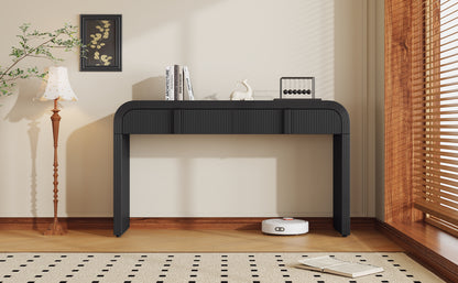 Pyrk Console Table, Black