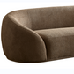 Half Moon Curved Sofa, Camel