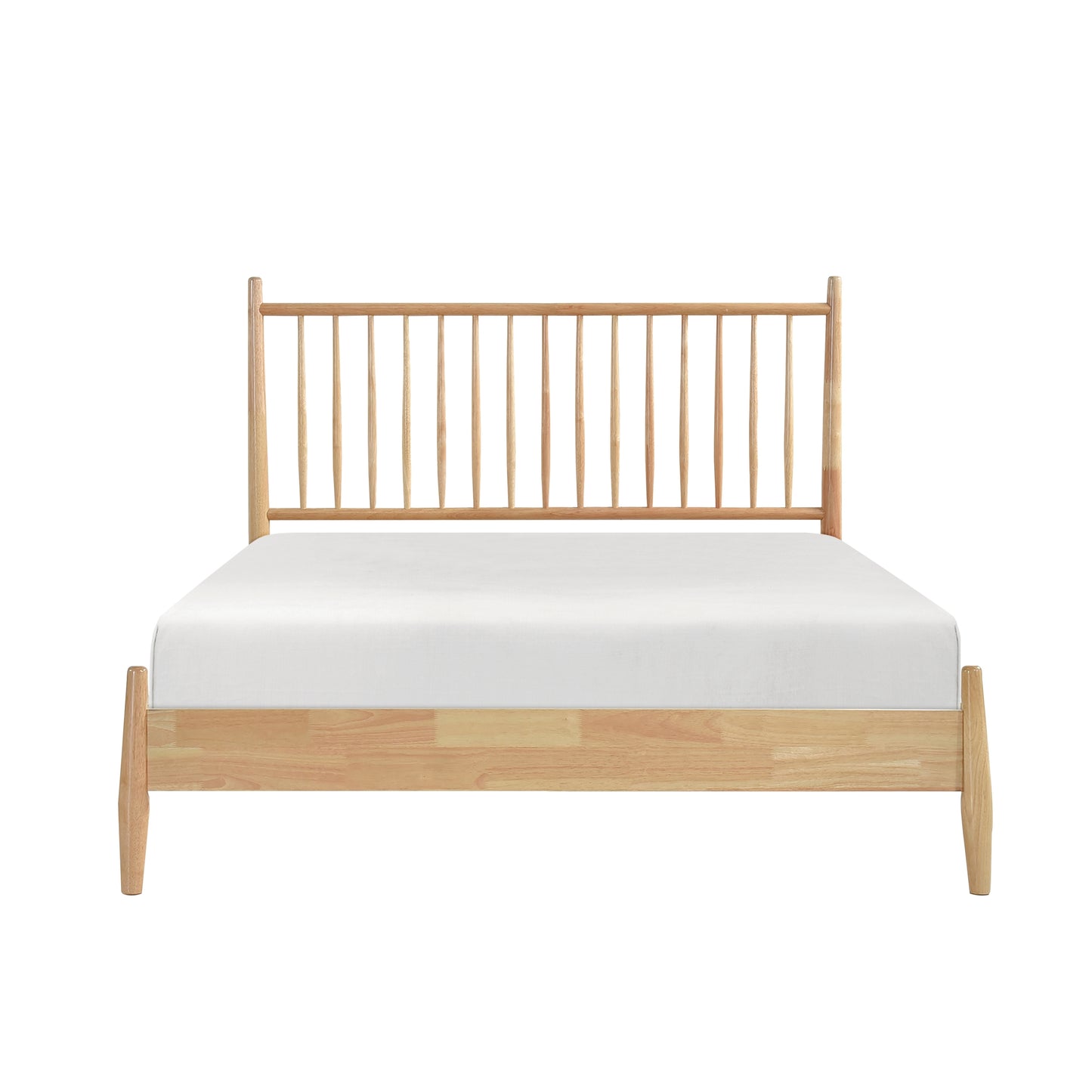 Noma Natural Spindle Queen Bed Frame