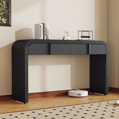 Pyrk Console Table, Black