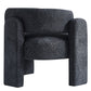 34.65" Amber Accent Chair, Dark Grey